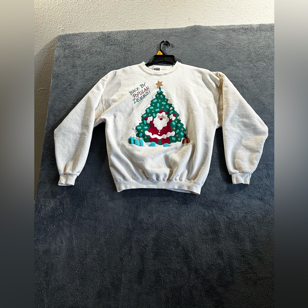 MAZE VINTAGE CHRISTMAS UNISEX SWEATSHIRT SZ LARGE
